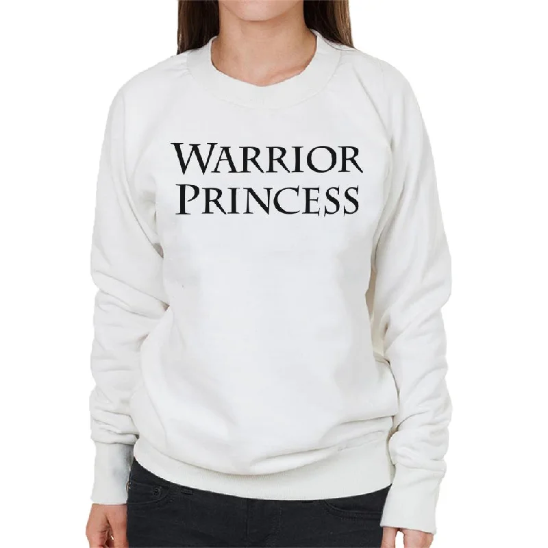 Xena Warrior Princess Text Women's Sweatshirt Hoodie with Drawcord Adjustable Secure Xena Warrior Princess Text Women's Sweatshirt Hoodie with Drawcord Adjustable Secure