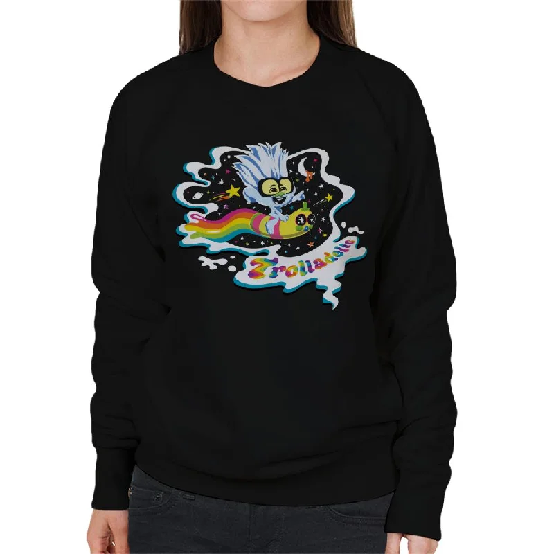 Trolls Guy Diamond Night Sky Women's Sweatshirt Hoodie with Patch Decorative Personalized Trolls Guy Diamond Night Sky Women's Sweatshirt Hoodie with Patch Decorative Personalized