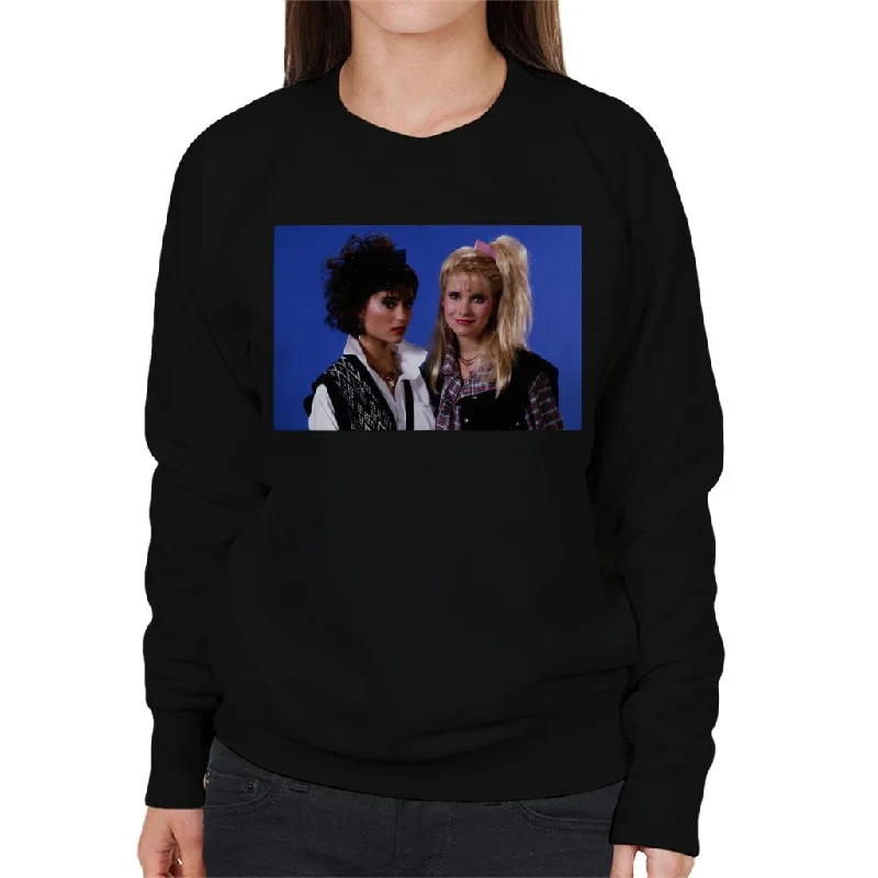 Weird Science Hilly And Deb Together Women's Sweatshirt Hoodie with Mesh Breathable Sporty