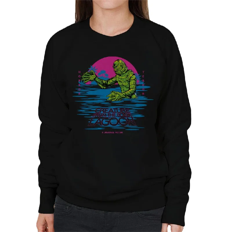 The Creature From The Black Lagoon Horror Terror Women's Sweatshirt Graphic Hoodie Design Print