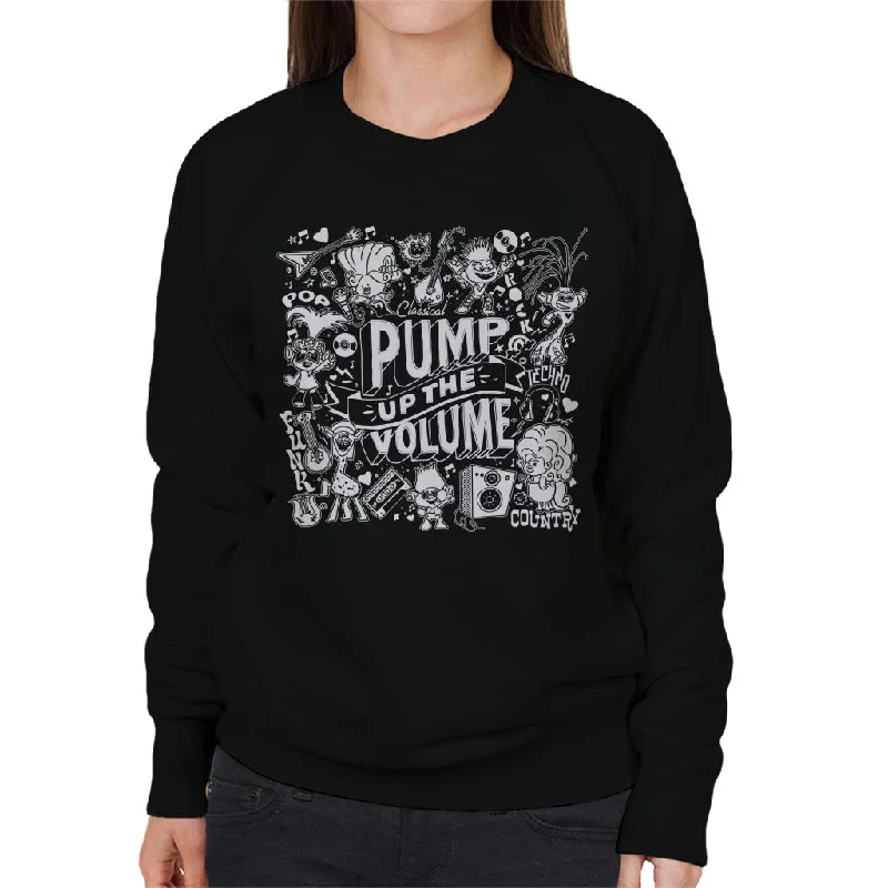 Trolls World Tour Pump Up The Volume Women's Sweatshirt Hooded Sweatshirt Casual Wear Street Style Trolls World Tour Pump Up The Volume Women's Sweatshirt Hooded Sweatshirt Casual Wear Street Style