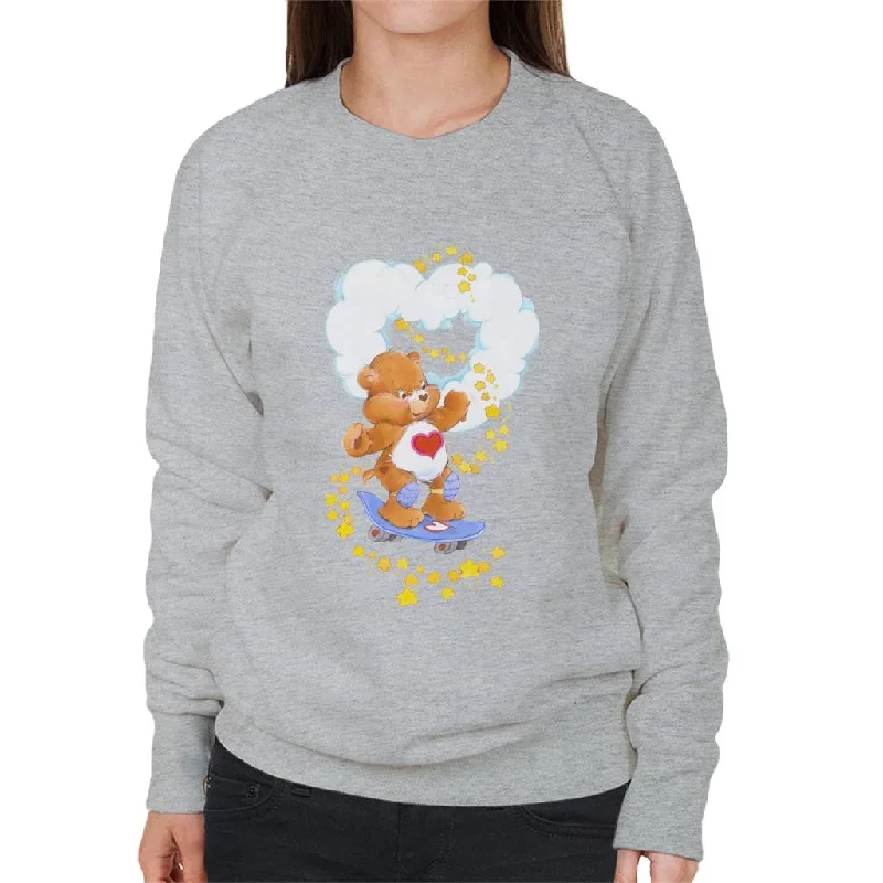 Care Bears Tenderheart Bear Stars Women's Sweatshirt Hoodie with Reflective Safety Nightwear