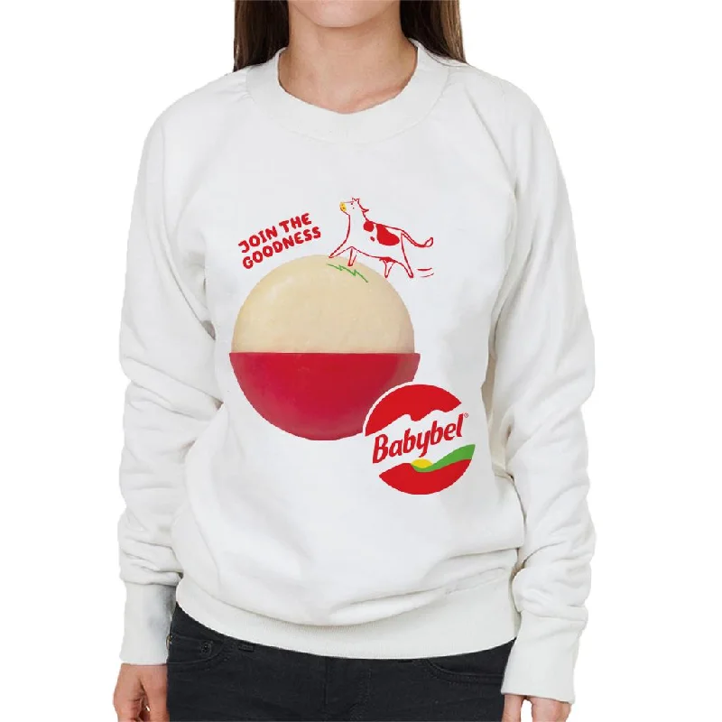 Baby Bel Join The Goodness Women's Sweatshirt Hoodie with Hem Drawcord Adjustable Customizable