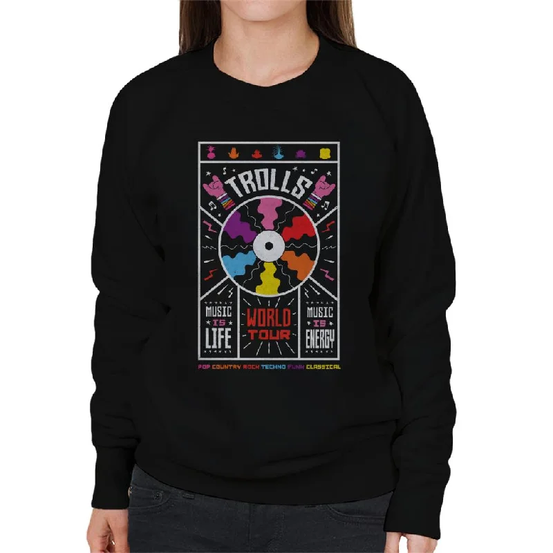 Trolls World Tour Music Is Life Music Is Energy Women's Sweatshirt Hoodie Crop Top Short Trendy Trolls World Tour Music Is Life Music Is Energy Women's Sweatshirt Hoodie Crop Top Short Trendy