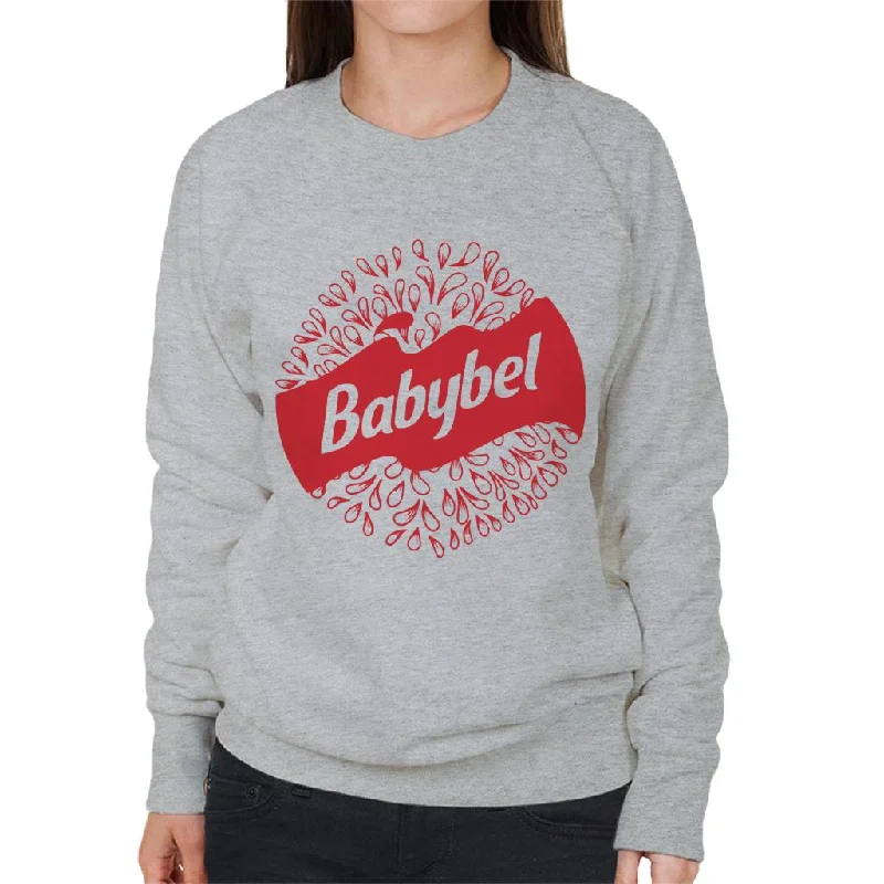 Baby Bel Detailed Droplets Women's Sweatshirt Hoodie with Logo Branding Identity