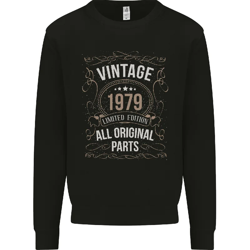 45th Birthday Limited Edition 1979 Mens Sweatshirt Jumper Hoodie with Oversized Fit Loose Comfortable 45th Birthday Limited Edition 1979 Mens Sweatshirt Jumper Hoodie with Oversized Fit Loose Comfortable