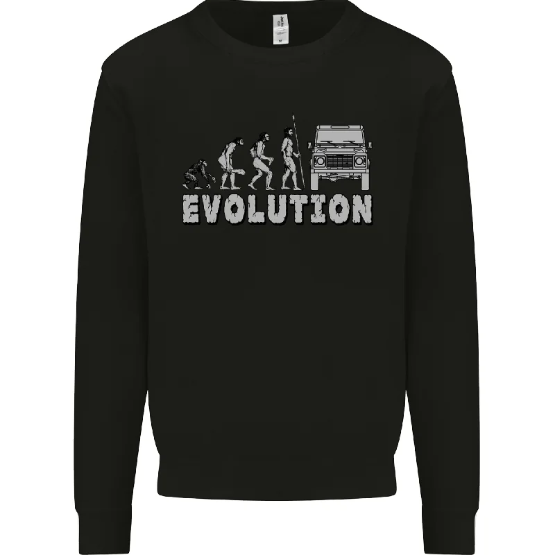 4X4 Evolution Off Road Roading Funny Mens Sweatshirt Jumper Hoodie with V-Neck Classic Versatile 4X4 Evolution Off Road Roading Funny Mens Sweatshirt Jumper Hoodie with V-Neck Classic Versatile
