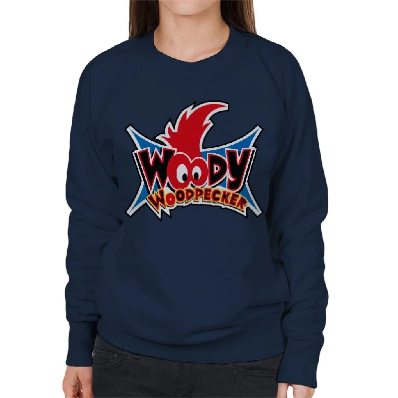 Woody Woodpecker Eyes Logo Women's Sweatshirt Hoodie Sweatshirt Pullover