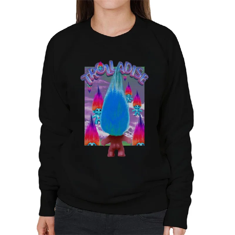 Trolls Trolladise Women's Sweatshirt Cotton Hoodie Fleece Lining Warmth