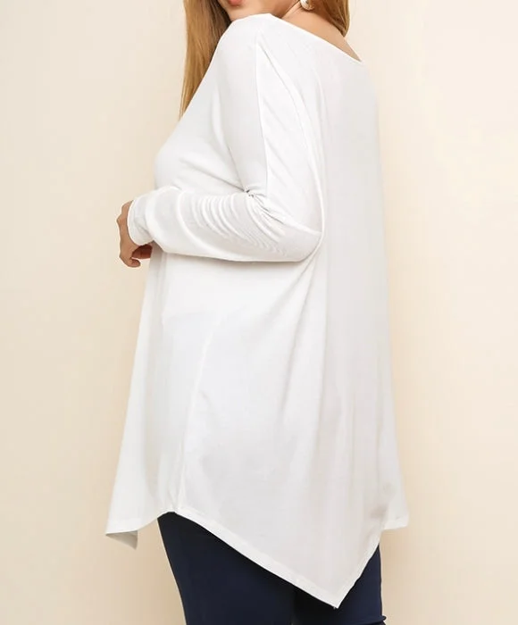 Basic White Blouse Airy Cotton Blouse