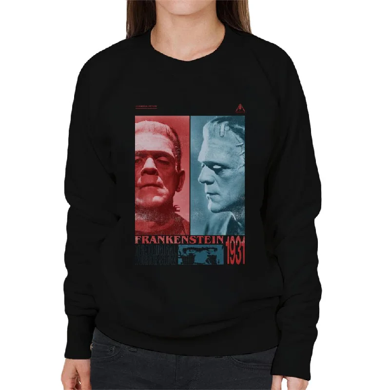 Frankenstein The Original Horror Show Women's Sweatshirt Hooded Sweatshirt Casual Wear Street Style