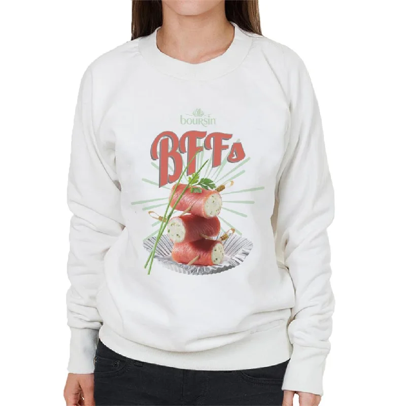 Boursin BFFs Women's Sweatshirt Hoodie with High Neck Warm Protective