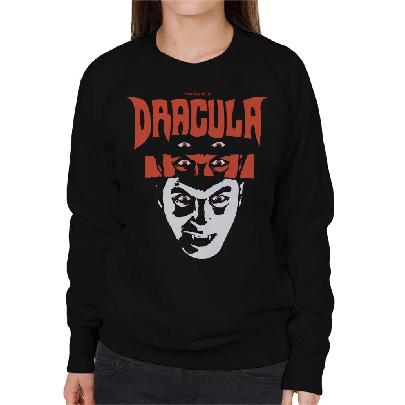Dracula A Motion Picture Women's Sweatshirt Hoodie with Front Slit Layering Stylish