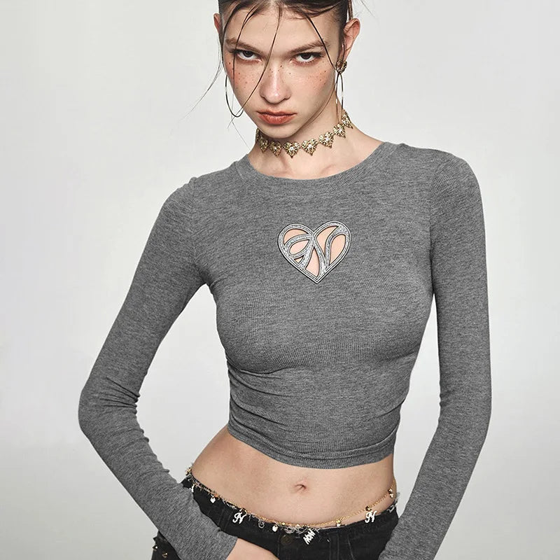 Wjczt Long Sleeve Slim Top Casual Outfit For Women Spring Autumn Hollow Out Backless Top Black Fashion Knit O Neck Blouse Streetwear Autumn Outfits Office-Ready Blouse Wjczt Long Sleeve Slim Top Casual Outfit For Women Spring Autumn Hollow Out Backless Top Black Fashion Knit O Neck Blouse Streetwear Autumn Outfits Office-Ready Blouse