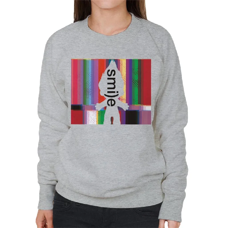 Trolls Silhouette Smile Women's Sweatshirt Hoodie with Double Zipper Versatile Adjustable Trolls Silhouette Smile Women's Sweatshirt Hoodie with Double Zipper Versatile Adjustable