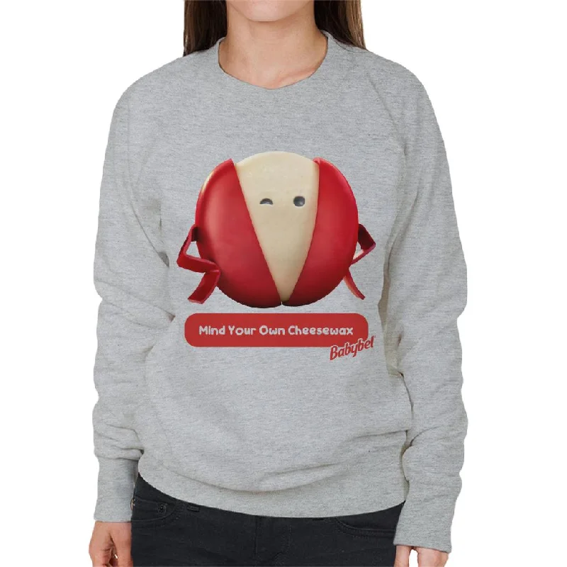 Baby Bel Mind Your Own Cheesewax Women's Sweatshirt Hoodie Dress Longline Feminine