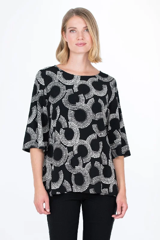 Pippuri Blouse Black Delicate Bow Blouse
