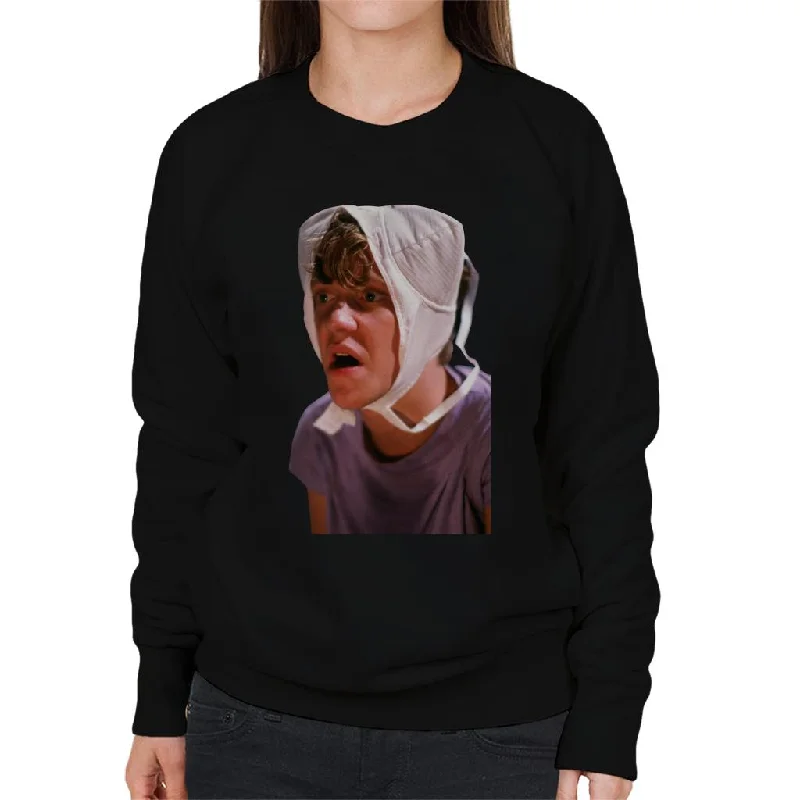 Weird Science Gary With Bra On His Head Women's Sweatshirt Hoodie with Distressed Vintage Worn