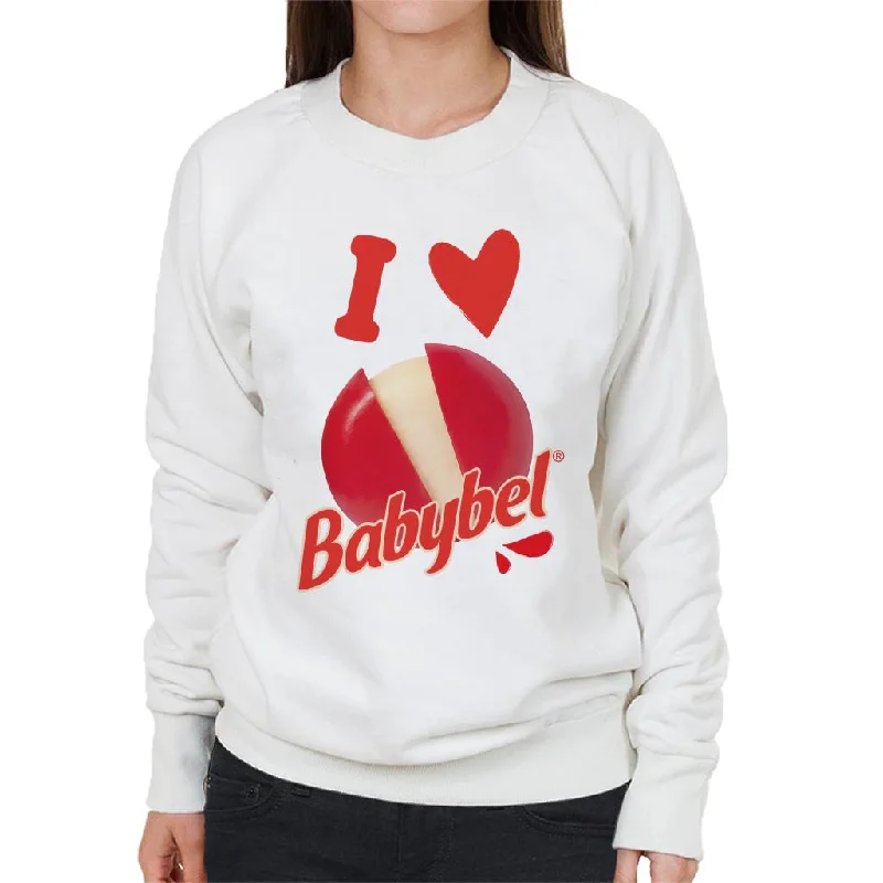 Baby Bel I Love Baby Bel Women's Sweatshirt Hooded Sweatshirt Casual Wear Street Style