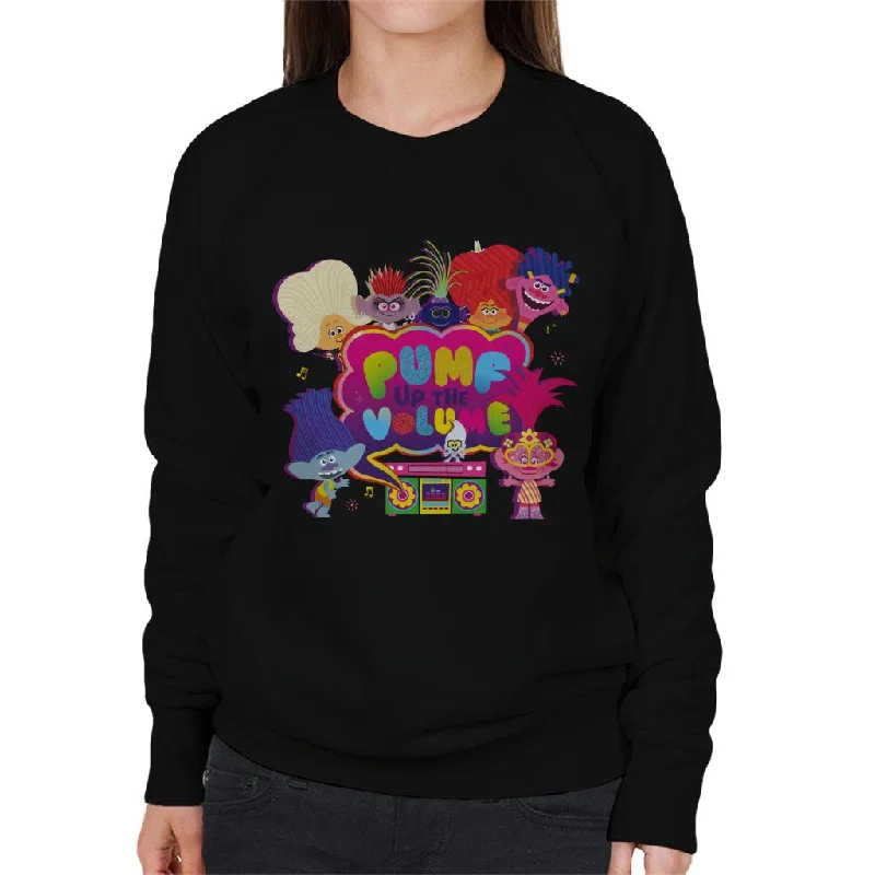 Trolls Pump Up The Volume Women's Sweatshirt Hoodie Jacket Zipper Layering