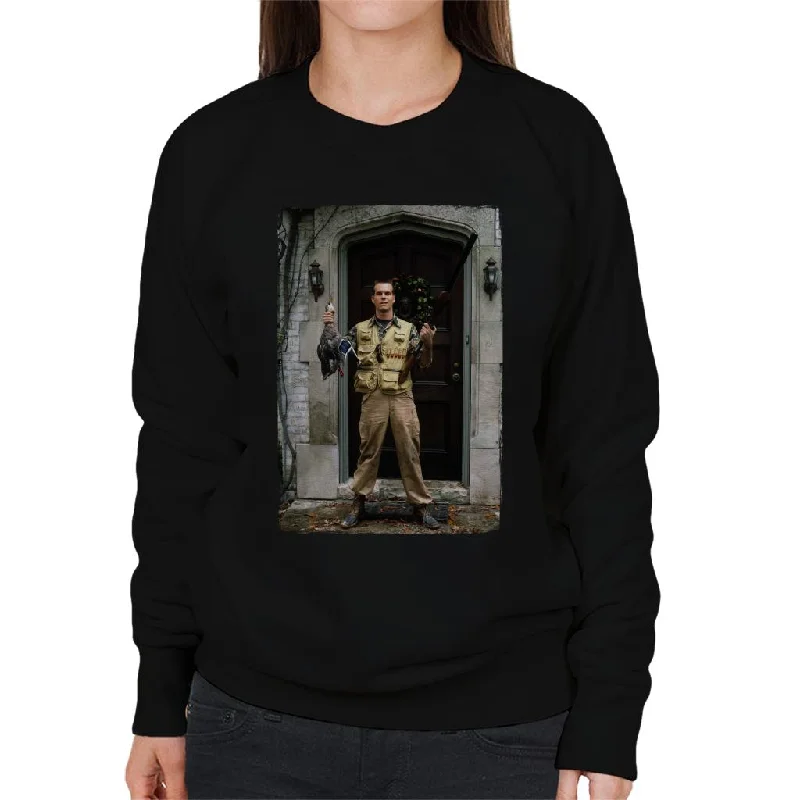 Weird Science Chet Donnelly Rifle Women's Sweatshirt Hoodie with Neon Bright Vibrant