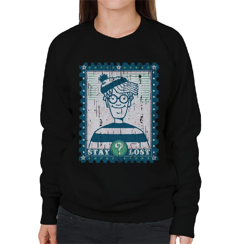 Where's Wally At Sea Stay Lost Women's Sweatshirt Hoodie with Lining Warm Insulated