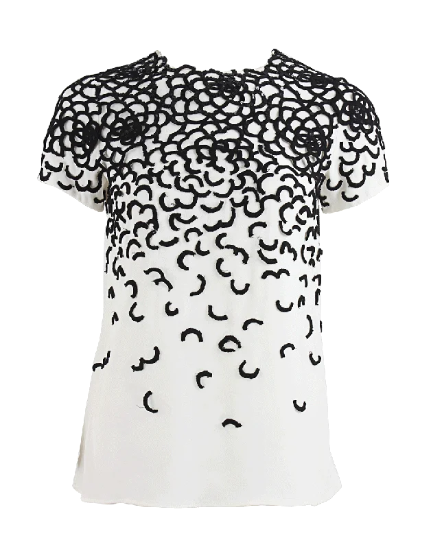 High Neck Sequin Blouse Stretchy Fitted Blouse