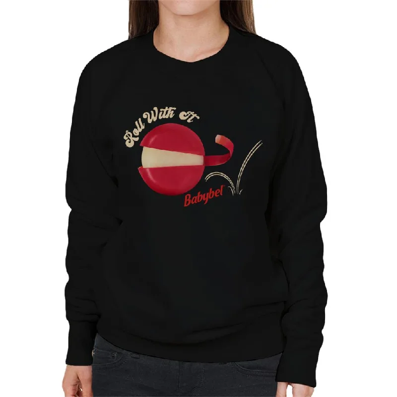 Baby Bel Roll With It Women's Sweatshirt Zip Hoodie Drawstring Kangaroo Pocket