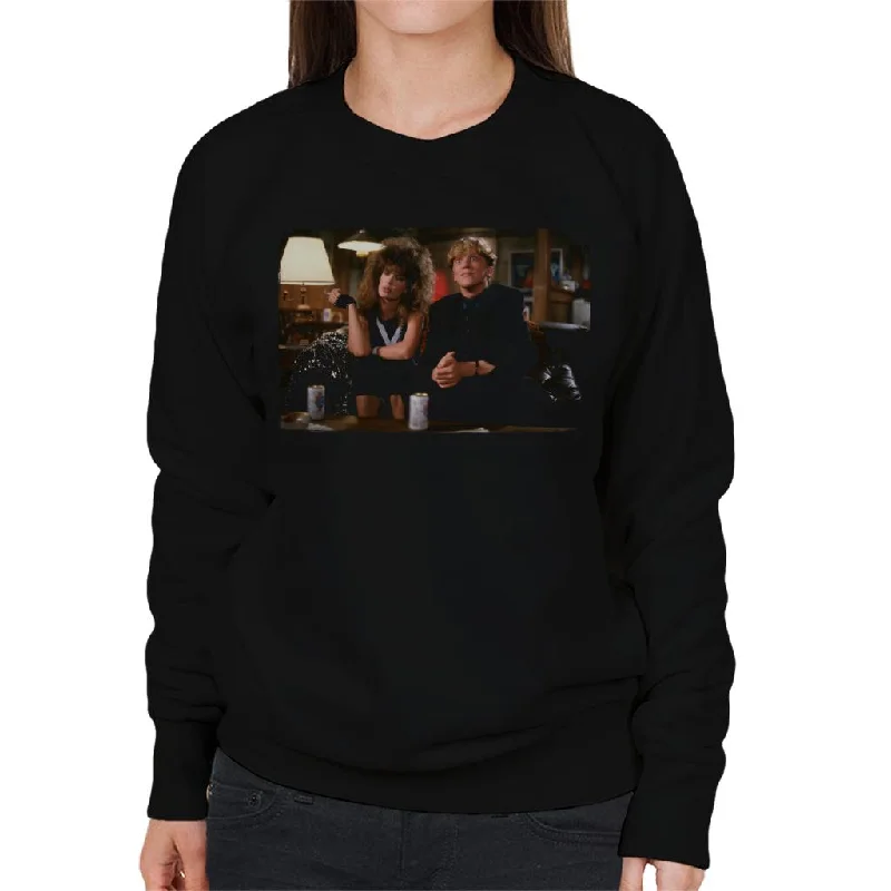 Weird Science Gary And Lisa Women's Sweatshirt Hoodie with Double Zipper Versatile Adjustable