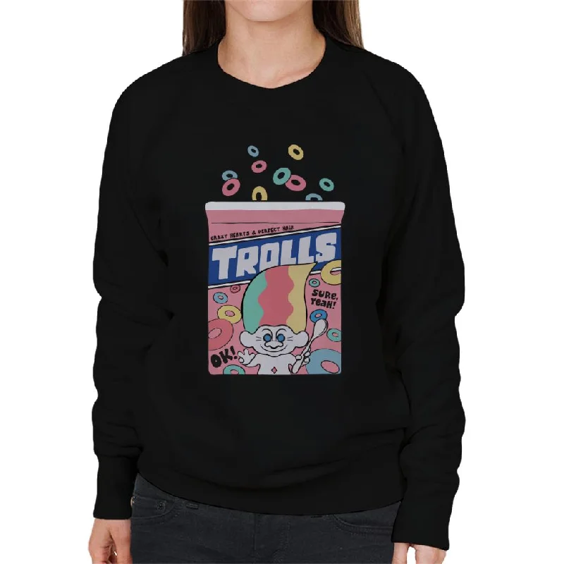 Trolls Crazy Hearts And Perfect Hair Women's Sweatshirt Hoodie with Belted Waist Structured Tailored Trolls Crazy Hearts And Perfect Hair Women's Sweatshirt Hoodie with Belted Waist Structured Tailored