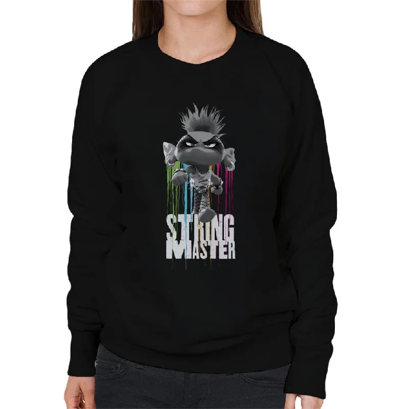 Trolls Queen Barb String Master Women's Sweatshirt Hoodie with Tied Waist Feminine Flattering Trolls Queen Barb String Master Women's Sweatshirt Hoodie with Tied Waist Feminine Flattering
