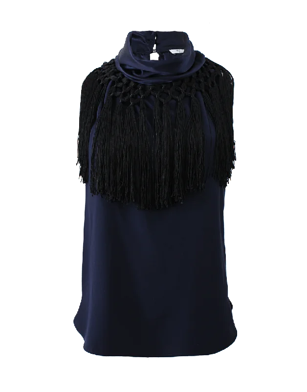 Calypson Blouse Feminine Ruffle Blouse