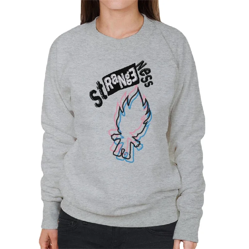 Trolls Silhouette Strangeness Women's Sweatshirt Hoodie with Lining Warm Insulated