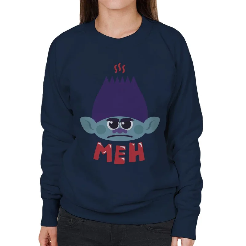 Trolls Branch Meh Women's Sweatshirt Hoodie with Reflective Safety Nightwear