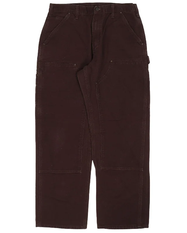 Carhartt Double Knee Carpenter Pants Classic Straight-Leg Pants