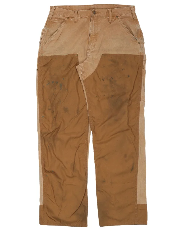 Carhartt Nylon Double Knee Pants Comfortable Pleated Pants