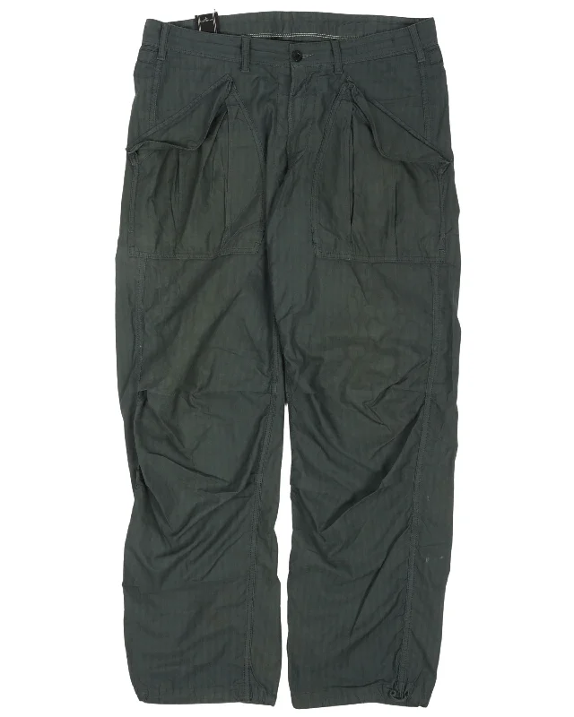 Vintage Cargo Pant Elegant High-Waist Pants