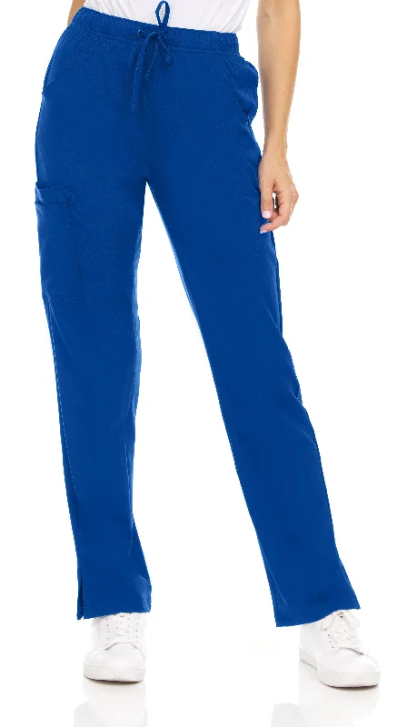 Medichic Mini Marilyn Joelle Elastic Drawstring Cargo Scrub Pants Trendy Work Pants