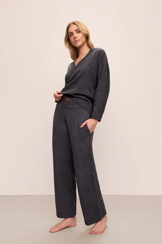 Recycled Boucle Relaxed Fit Pant Elegant Trouser Pants