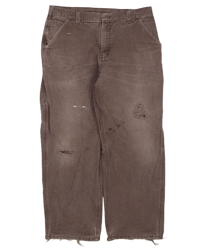 Carhartt Carpenter Pants Stylish Paperbag Waist Pants