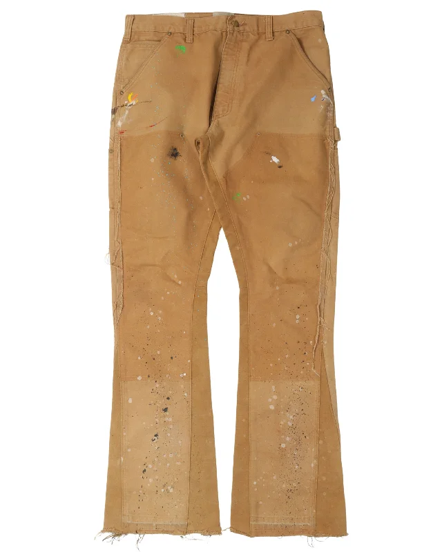 Painted La Flare Carpenter Pants Classic Bootcut Trousers