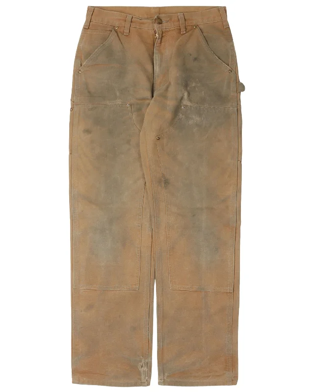 Carhartt Double Knee Pants Trendy Wide-Legged Trousers