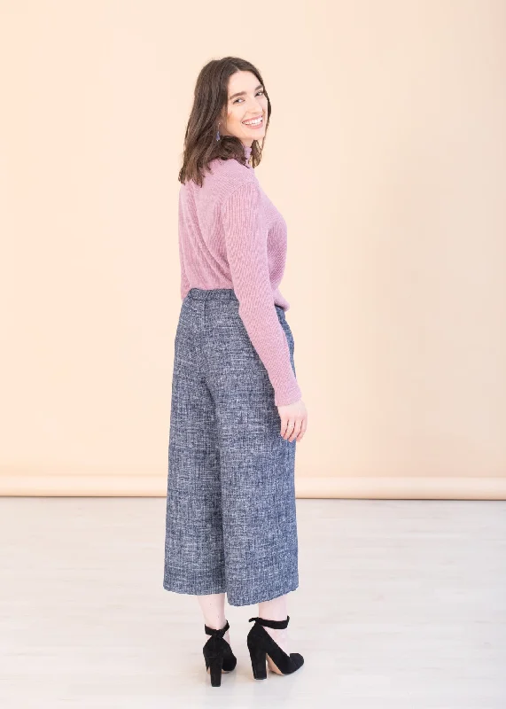 Triadic II – Wide-leg Pants - 52% polyester, 48% cotton / 52 % Polyester, 48 % Baumwolle Soft Stretch Pants