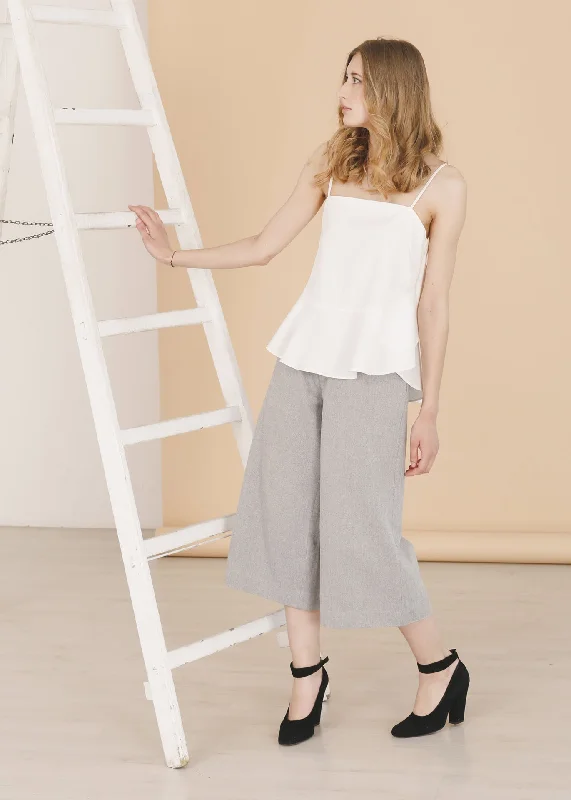 Triadic II – Wide-Leg Pants - 100% Cotton (organic) / 100 % Baumwolle (Bio) Formal Wide-Leg Pants