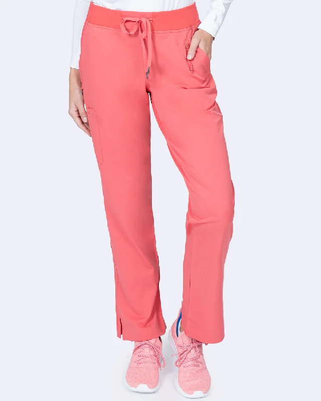 Ava Therese Ava Yoga Scrub Pants Slim-Fit Khaki Pants
