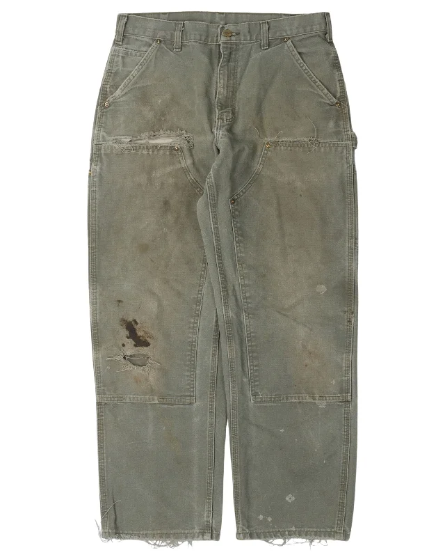 Carhartt Double Knee Pants Elegant High-Waist Pants