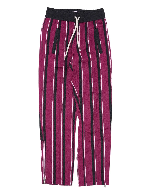 Striped Track Pants Trendy Printed Leggings