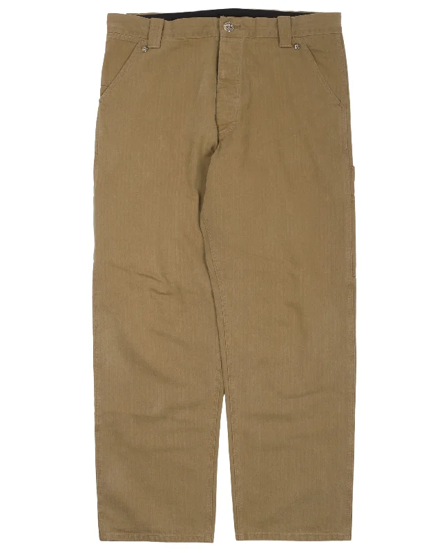 Tan Chino Pants Casual Lounge Pants