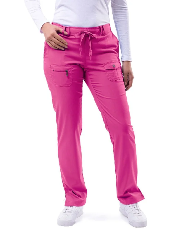Clearance Adar Pro Slim Fit 6-Pocket Scrub Pants Fashionable Work Pants