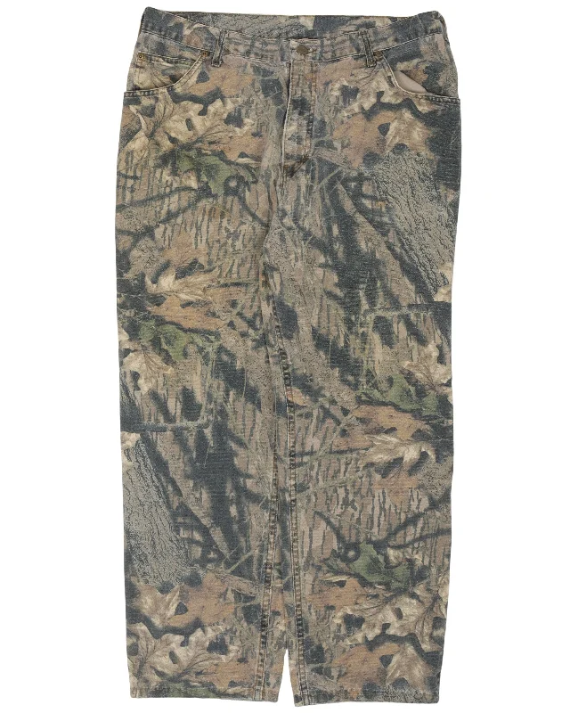Tree Camouflage Pants Casual Plaid Pants